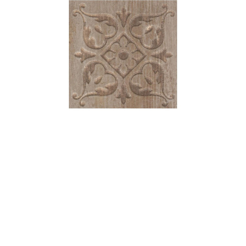 Декор Kerama Marazzi Вставка Браш Вуд коричневый 9,9х9,9 STG\B482\SG1550