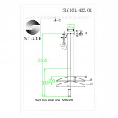 Подвесной светодиодный светильник ST Luce Isola SL6101.403.01