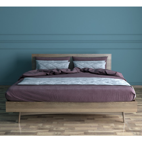 Кровать двуспальная в Скандинавском стиле "Bruni" 180*200 арт BR-18