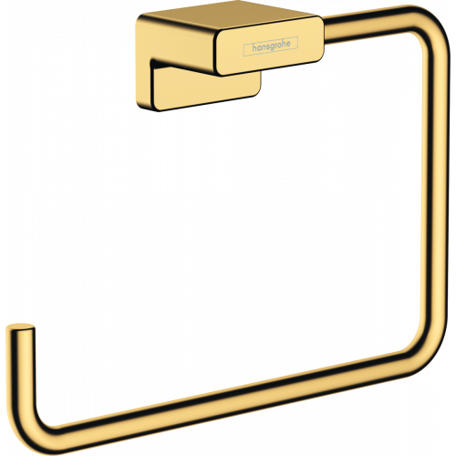 Кольцевой держатель полотенец AddStoris Hansgrohe 41754990, полированное золото