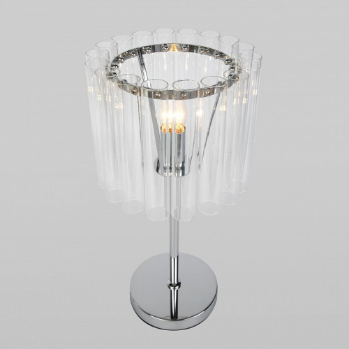Настольная лампа декоративная Bogate's Flamel 01117/1 хром