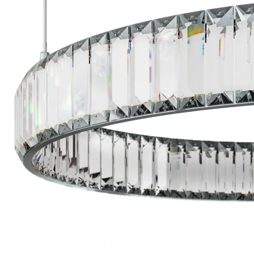 Подвесной светодиодный светильник Loft IT Crystal ring 10135/1000 Chrome