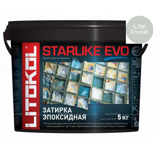 Затирка Litokol STARLIKE EVO S.700 CRYSTAL
