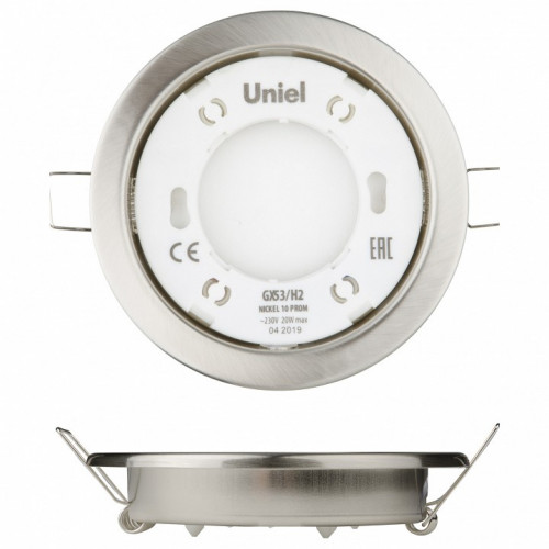 Встраиваемый светильник Uniel GX53-H2 UL-00005054