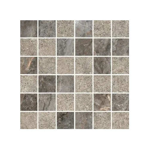Мозаика Vitra Marble-Stone Тауп Матовый-Лаппато Ректификат (5х5) 30х30