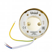 Потолочный светильник Uniel GX53/FT Gold 10 Prom UL-00004147