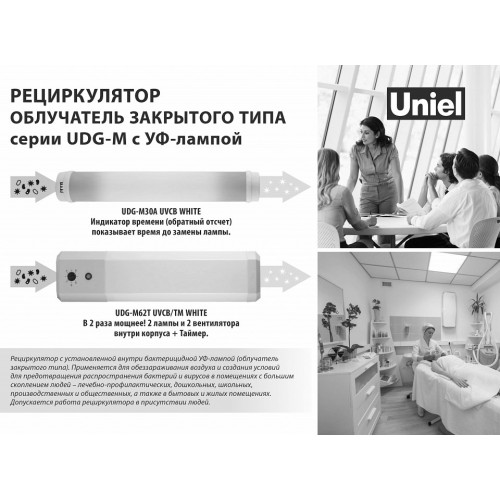 Бактерицидный светильник Uniel UDG-M UL-00007717
