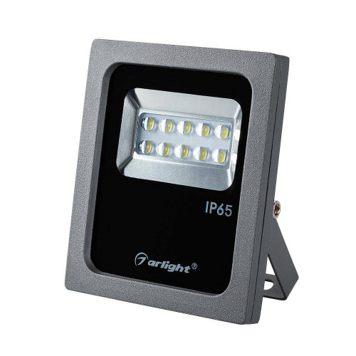 Прожектор светодиодный Arlight 10W 6400K AR-Flat-Architect-10W-220V White 022574