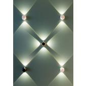 Уличный настенный светодиодный светильник Odeon Light Diamanta 4219/4WL