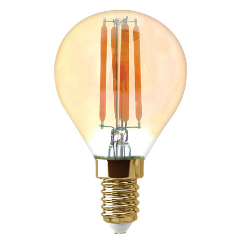 Лампа светодиодная филаментная Thomson E14 9W 2400K шар прозрачная TH-B2123
