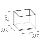 Куб 1 Венге Hyper