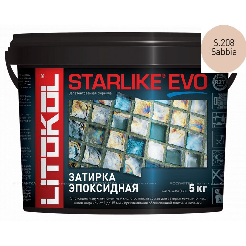 Затирка Litokol STARLIKE EVO S.208 SABBIA