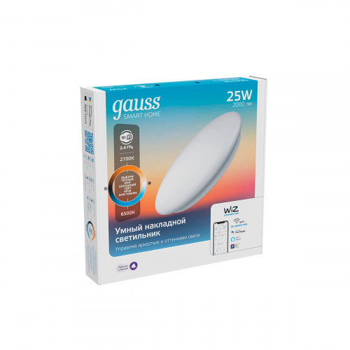 Накладной светодиодный светильник Gauss Smart Home 2050112