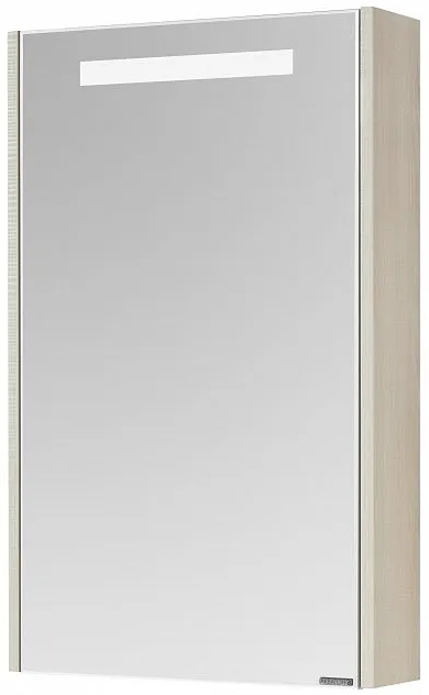 Зеркальный шкаф Aquaton Верди PRO 50 белый, ясень фабрик 1A195802VDAV0